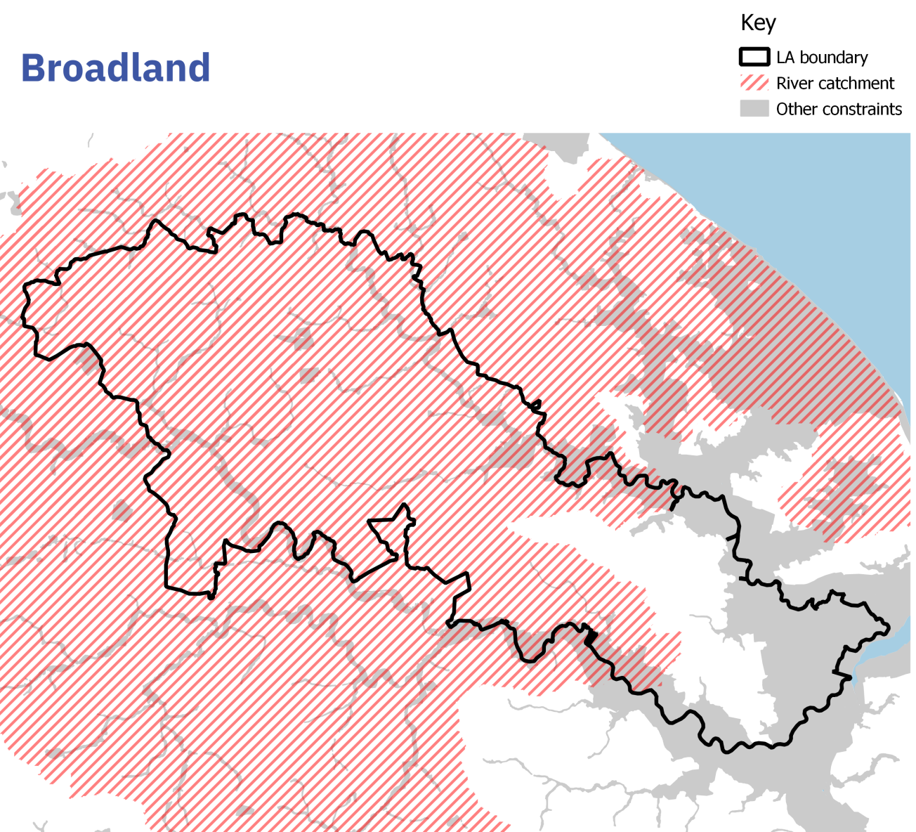 Land cover map: Broadland