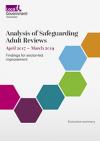 Analysis of Safeguarding Adult Reviews: April 2017 - March 2019 COVER