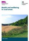 Health and wellbeing in rural areas front cover