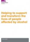 Helping to support and transform the lives of people affected by alcohol cover
