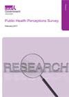 Public Health Perceptions Survey 2018 cover image