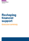 Reshaping financial support: how local authorities can help to support low income households in financial difficulty: executive summary COVER