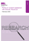 Resident satisfaction survey front cover - Feb 2020