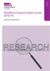 Workforce Support impact survey 2018-19 COVER