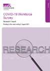 cover for workforce research report week ending 6 August 2021 - purple text on white background