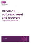 The cover of 'COVID-19 outbreak: reset and recovery - councillor guidance'