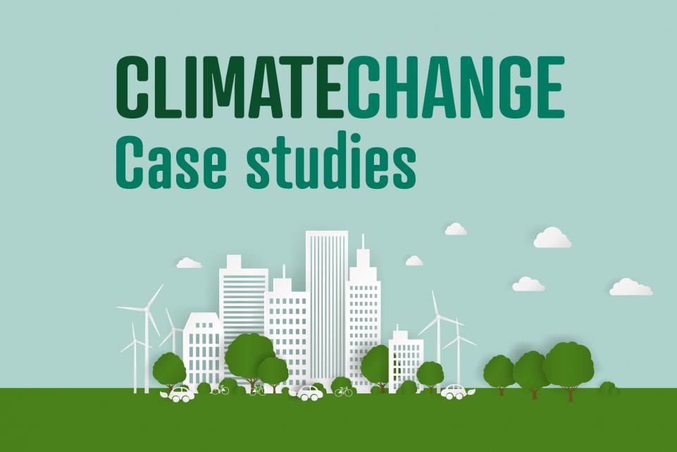 Climate change hub case studies graphic