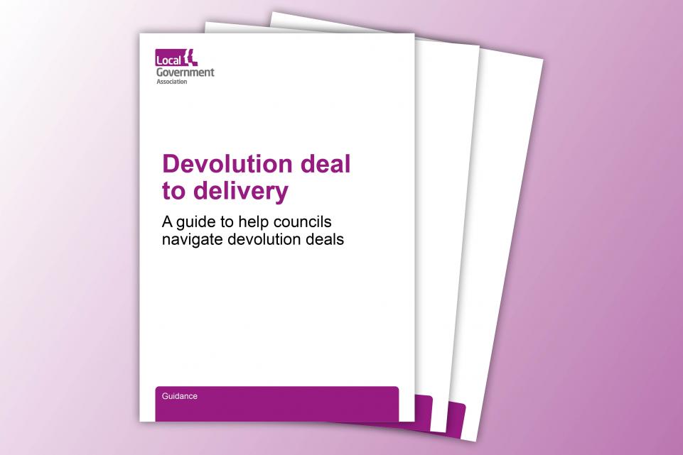Devolution deal to delivery front cover