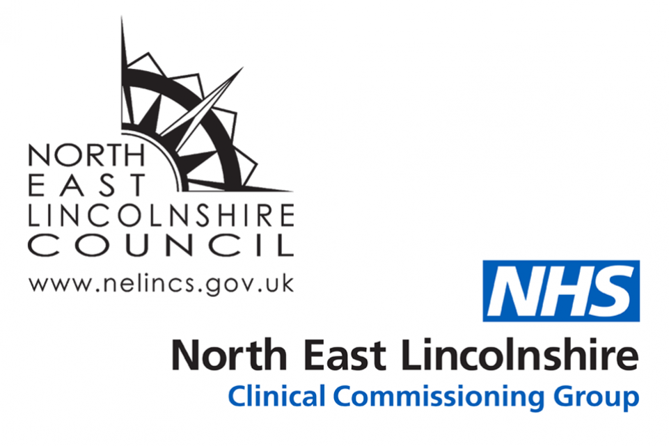NE Lincs Council and CCG logos